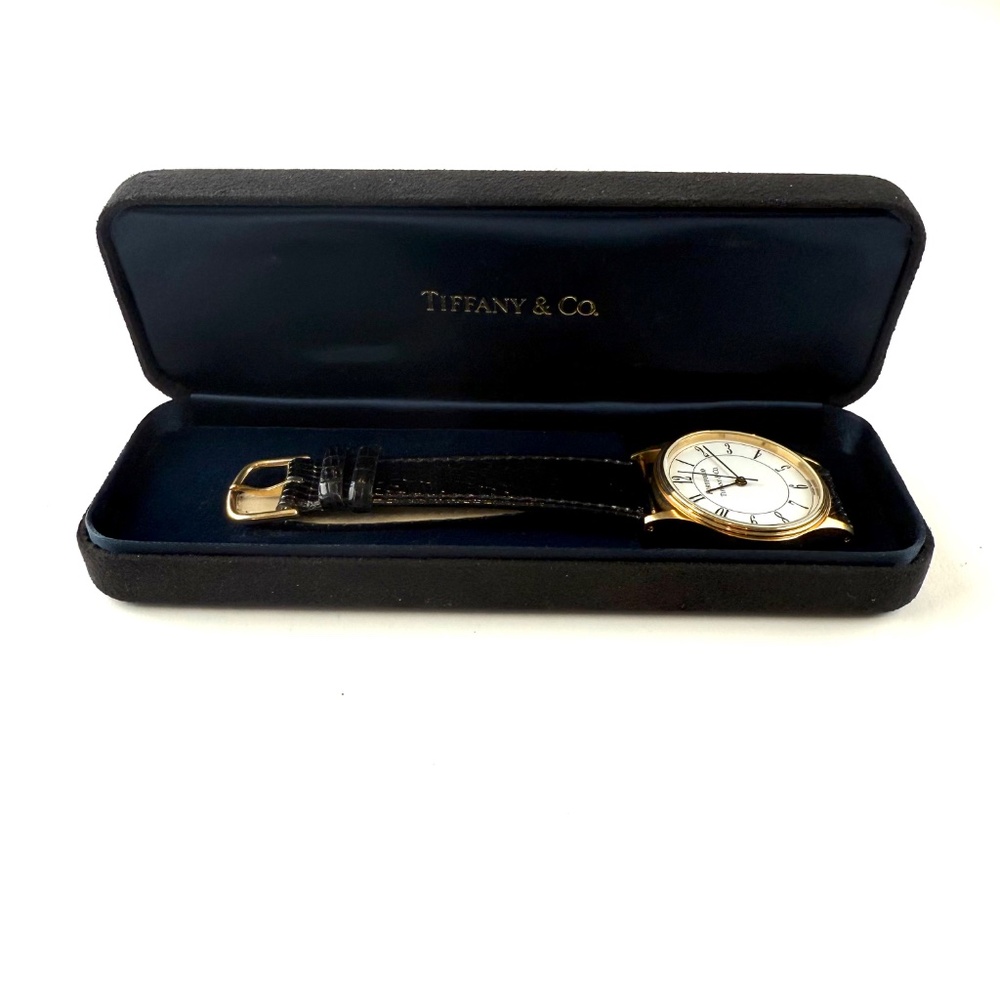 Portfolio/ Tiffany & Co.  Men's 18K/ Stainless Steel Swiss Made Watch 34mm